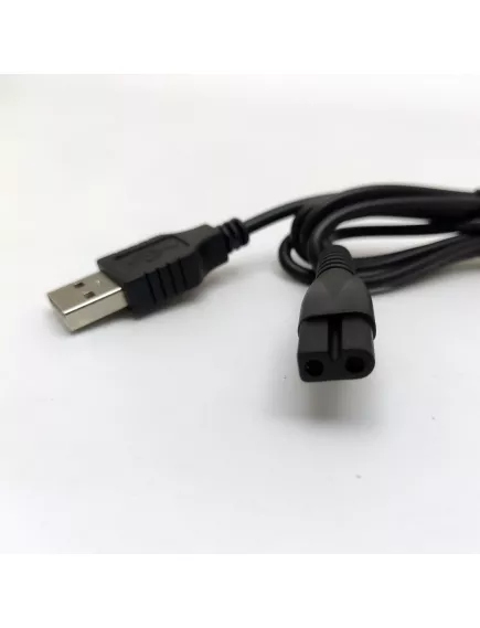 ШНУР СЕТЕВОЙ ДЛЯ ЭЛЕКТРОБРИТВЫ USB (2*0,75мм2) 1,0м "DL-44" черный  -  (восьмерка); материал проводника: медь - Шнуры сетевые для электробритв USB - Радиомир Саратов