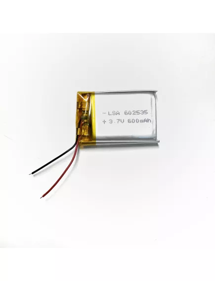 АККУМУЛЯТОР LP 602535-PCM (35х25х6,0мм) 3,7v 600mAh Li-Pol (с платой защиты- PCM), (элемент) провода под пайку - С платой защиты - Радиомир Саратов