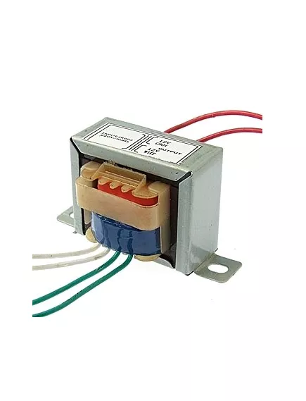 Трансформатор 220V 12V x 2 / 2 x  250mA (0,125A) 2х3W (EI41*17) (37х43х36) -  12V (2х12V=24V) - Радиомир Саратов