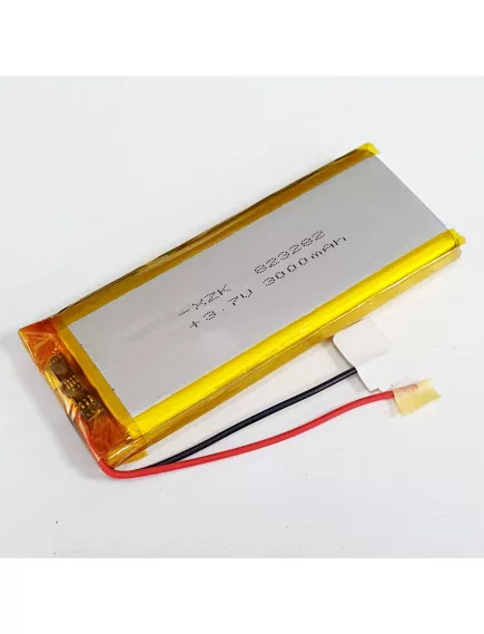 АККУМУЛЯТОР LP 823282-PCM (82х32х8,2мм) 3,7v 3000mAh Li-Pol (с платой защиты- PCM), (элемент) провода под пайку - С платой защиты - Радиомир Саратов