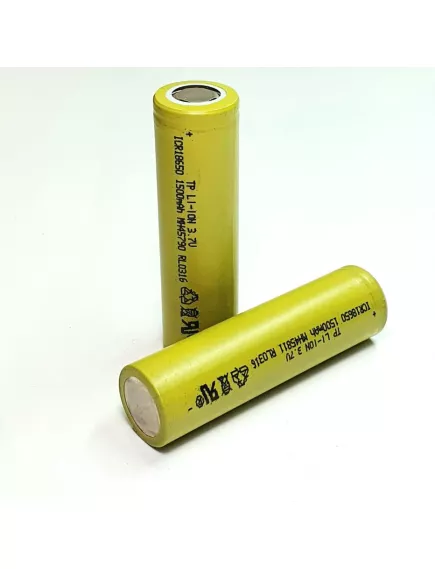 АККУМУЛЯТОР  18650  3,7V  1500mAh (20А), (15С) ICR18650  Li-Ion  (18х65мм )  Без платы защиты; реальная емкость: 1600-1650mAh (измерено на LiitoKala Engineer Lii-500) - Высокотоковые, без защиты АКБ 18650 - Радиомир Саратов