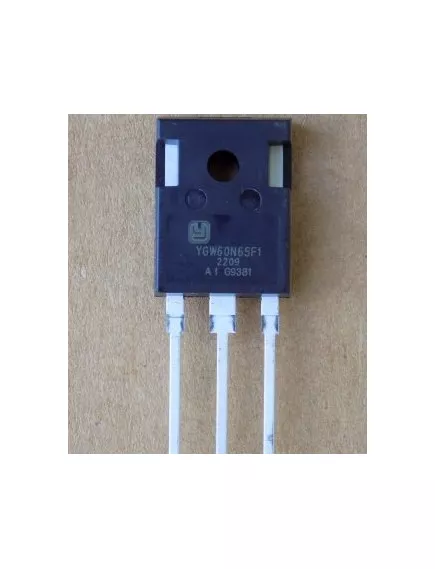 Транзистор IGBT 120A , 650V YGW60N65F1 ДЕМОНТАЖ РАБОЧИЕ!!! TO247 - Транзисторы  имп. N-IGBT - Радиомир Саратов