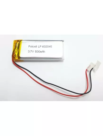 АККУМУЛЯТОР LP 602045-PCM (45х20х6,0мм) 3,7v 500mAh Li-Pol (с платой защиты- PCM), (элемент) провода под пайку - С платой защиты - Радиомир Саратов