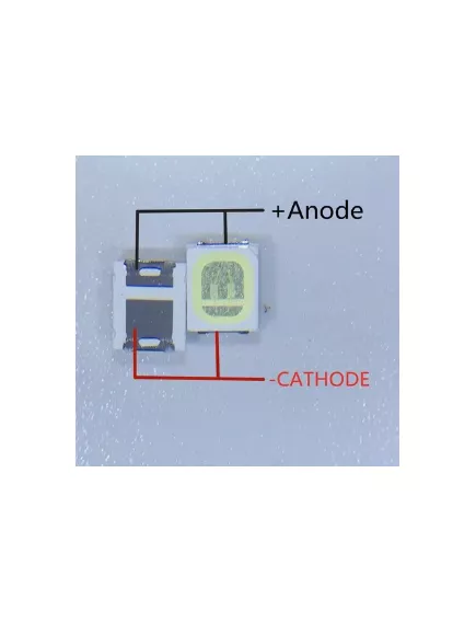 СВЕТОДИОД SMD 3228 1.5W , 3V (3.2x2.8х0.8mm) (большой контакт - (Катод)) (2828) 3.3-3.5V, 3V-180mA/3.5V-350mA , Samsung (SPBWH1320S1E) (марк. SPBWH1320S1EVC1BIB TT321A) угол обзора:120 Гр./световой Поток:30lm Яркость (Iv):36CD Цвет Коррелир.Темп.(Для ремо - 3228 SMD светодиоды - Радиомир Саратов