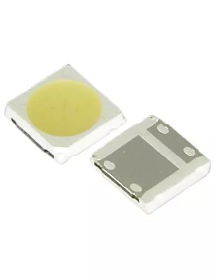 СВЕТОДИОД SMD 3535 2W (6V) (3,5х3,5мм) (большой контакт +(Анод)) Белый (LG) (10000K) 150Lm; Udc: 5,2-6,0v; I: 150-250mA - 6V - Радиомир Саратов