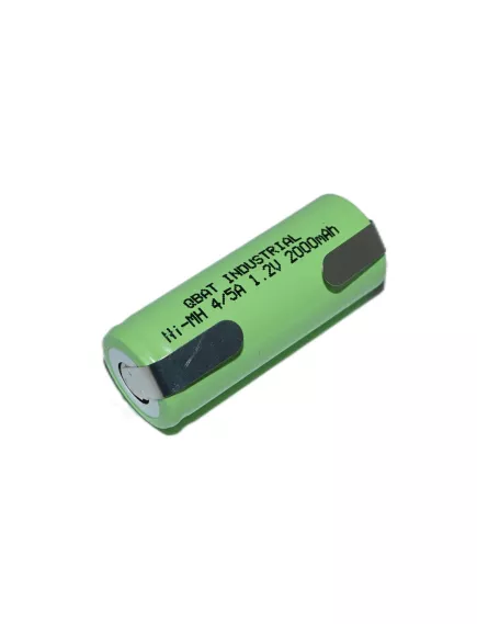 АККУМУЛЯТОР    1,2V   2000mAh  Ni-MH  (17х43мм), с выводами,  H-4/5A2000  (17х43мм)     INDUSTRIAL - Аккумуляторы для машинок для стрижки/бритья, зубных щеток - Радиомир Саратов