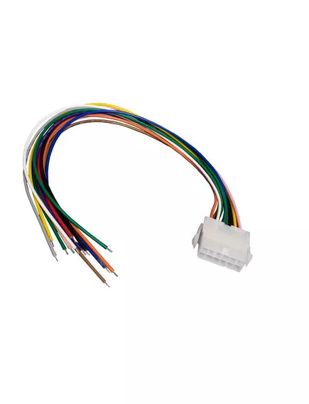 РАЗЪЕМ питания низковольт 12pin шаг 4.2мм (MINI-FIT) (MX5559) с проводами 20AWG (0.5 кв.мм) (гнездоваяая часть MF-2x6M) (ответная штыревая часть MF-2x6F) с фиксац 300V, ток 7A - Разъемы низковольтные на кабель MINI-FIT-Гнездовая часть - Радиомир Саратов