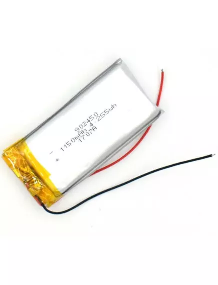 АККУМУЛЯТОР LP 902450-PCM (50х24х9,0мм) 3,7v 1200mAh Li-Pol (с платой защиты- PCM), (элемент) провода под пайку - С платой защиты - Радиомир Саратов