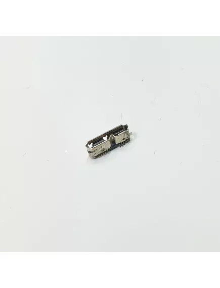 Разъем - гнездо microUSB-B(10pin) на плату; ver.2.0  поверхностный монтаж (13х5мм) (2 установочных лепестка SMD) - 10pin - Радиомир Саратов