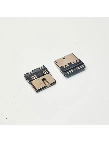 Разъем - штекер microUSB-B (10pin) на кабель; ver.3.0 13038 Без корпуса; (дл=25мм/шир=14мм) ( DS1105-02 №101 ) - 10pin - Радиомир Саратов