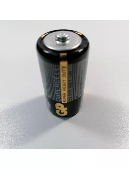 БАТАРЕЙКА R14 ("C") 1,5v Солевая GP Supercell  Shrink 2 Heavy Duty ( Цена за 1шт.)  (MN1400, 343 ) - Солевые, угольно-цинковые батарейки - Радиомир Саратов