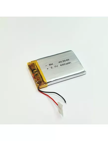 АККУМУЛЯТОР LP 403040-PCM (40х30х4,0мм) 3,7v 420 (480) mAh Li-Pol (с платой защиты- PCM), (элемент) провода под пайку - С платой защиты - Радиомир Саратов