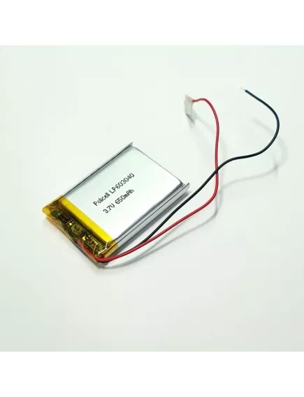 АККУМУЛЯТОР LP 603040 (40х30х6,0мм) 3,7v 650mAh Li-Pol (с платой защиты- PCM), (элемент) провода под пайку - С платой защиты - Радиомир Саратов