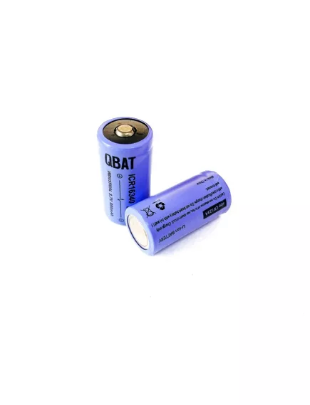 АККУМУЛЯТОР  16340 3,7V 700 (800) mAh Li-Ion   INDUSTRIAL ICR16340   "high top"- высокий плюс; без платы защиты  ( литий-ион )   ( Размер батарейки CR123A  3v!!) - 16340 Типоразмер Li-Ion Акб - Радиомир Саратов