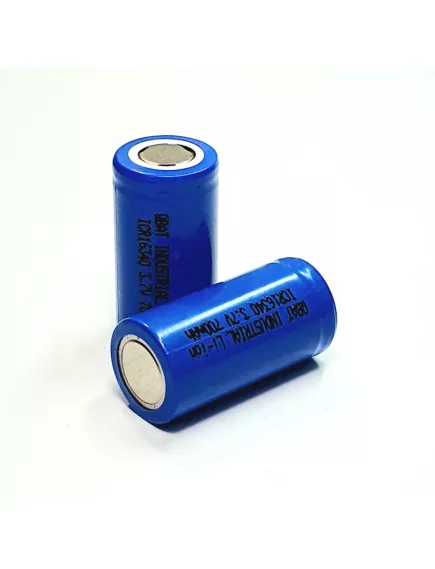 АККУМУЛЯТОР  16340 3,7V 700mAh Li-Ion   INDUSTRIAL ICR16340   "low top"- низкий плюс (технология);  без платы защиты  ( литий-ион )  ( Размер батарейки CR123A  3v!!) - 16340 Типоразмер Li-Ion Акб - Радиомир Саратов