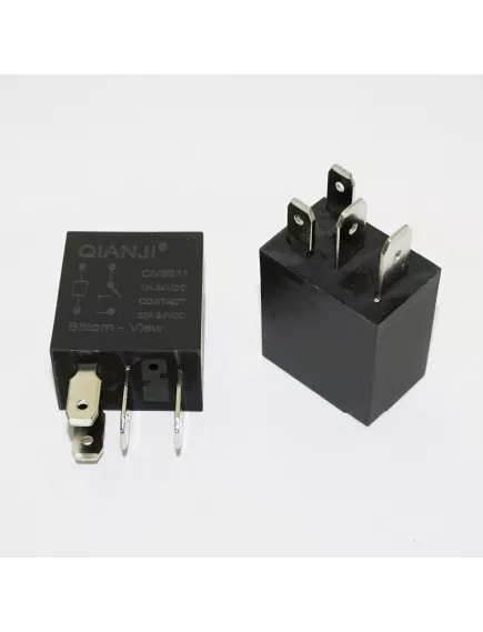 Реле э/м DC24V 20A 4pin, в панель/под клеммы, Контакты: 1гр. на замыкание (1А) (20A/30VDC; 20A/250VAC) 22,5x22,5x15мм (QIANJI CM6311-1H-24VDC ) - 15-20А/24VDC (ток /раб.напряж. реле) - Радиомир Саратов