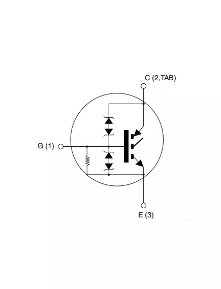 Транзистор IGBT SMD 20A 410V STGB10NB37LZT4 (R GE=20K) ORIGINAL!! (Марк. GB10NB37LZ) D2PAK/TO263 - Транзисторы импортные N-IGBT SMD - Радиомир Саратов