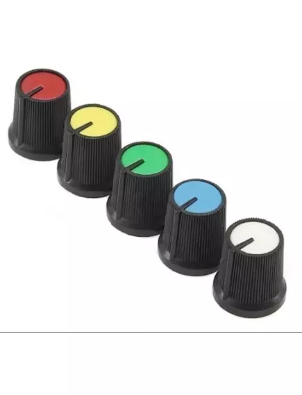 РУЧКА для переменного резистора D15ММ высота 15мм 6мм круг пластик Цвет-оранжевый (Ручка переменного резистора (AG3, оранжевая) - Ручки для переменных резисторов, кнопки для коммутации - Радиомир Саратов