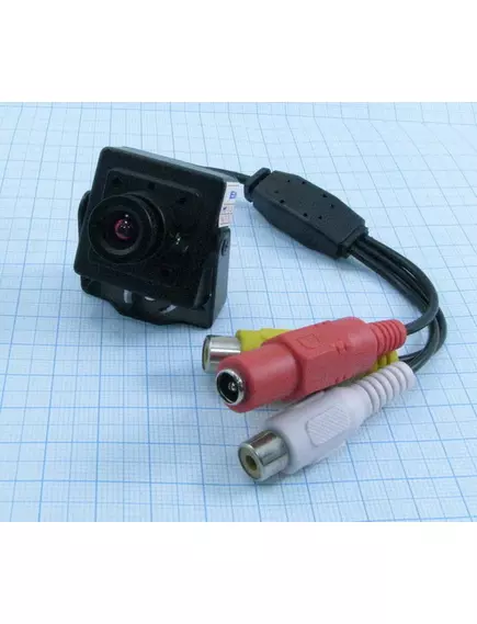 ВИДЕОкамера Мини EC-8301A (JK-301A/EC-301A/EC-301) цветная; черн. квадратн. 30мм х 30мм +Б.П. 6-9V - Мини CCTV - Радиомир Саратов