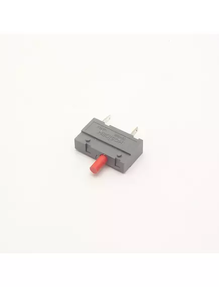 Выключатель тепловой Электрический с биметаллической пластиной 2 pin (Температурный контроль)  с ручным возвратным механизмом (Красная кнопка) (23011)  25x8x15мм  BC61  2.5A , 250V - Выключатели автоматические  - Радиомир Саратов