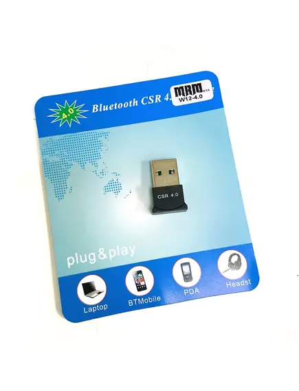 BLUETOOTH АДАПТЕР USB 4.0 "MRM W12-4.0" - Bluetooth адаптеры - Радиомир Саратов
