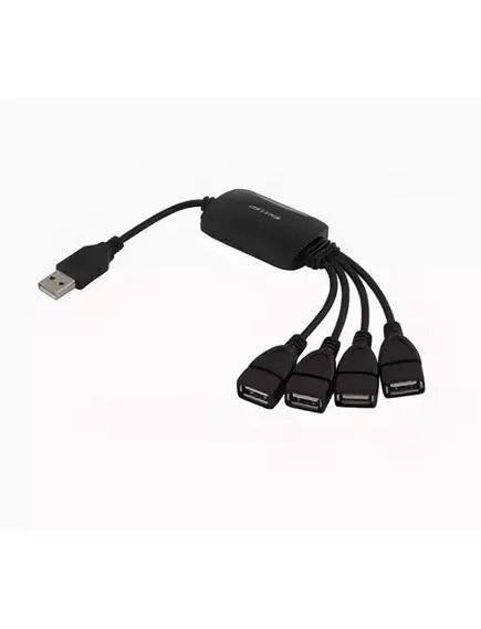 Разветвитель USB 2.0 (4 входа) 4 port "№515" Концентратор: Внешний; USB 2.0 HI-SPEED; 480Мб/с; пит. через USB (кабель 0.2м); черный; Поддерж. Windows: XP/ME/2000/98SE/98/vISTA MacOS8.6 (HUB) - Разветвители USB - Радиомир Саратов