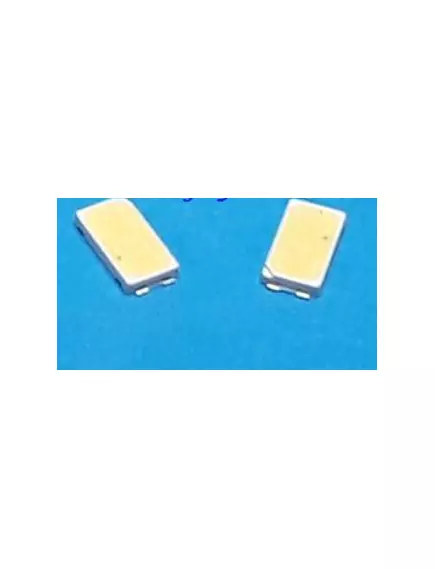 СВЕТОДИОД SMD 6030 2W , 6V (6.0x3.0x0.8mm) 6-6,5В 200мА, цвет: белый (Для ремонта подсветки ЖК/LED ТВ) - 6V 6030 SMD светодиоды - Радиомир Саратов