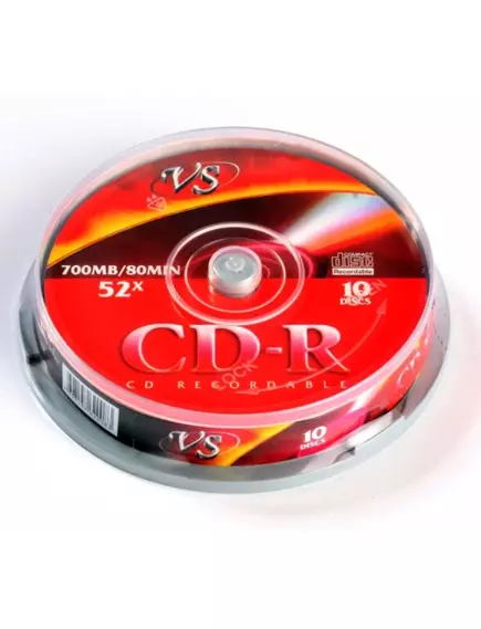 Диск оптический VS CD-R 80 52x CB/10 Ink Print компакт диск - Устройства ввода - Радиомир Саратов