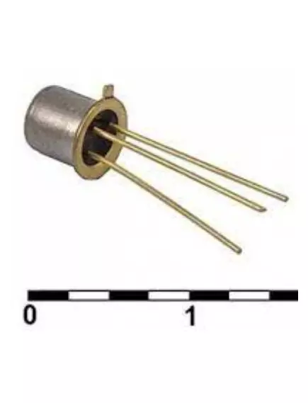 Транзистор биполярный КТ117Б (2Т117Б) КТ-1-9 (TO-18) 50мA, 30В, 0,3W, 200кГц, h21-0.65-0.8 N-база ЗОЛОТО - Кремниевые - Радиомир Саратов