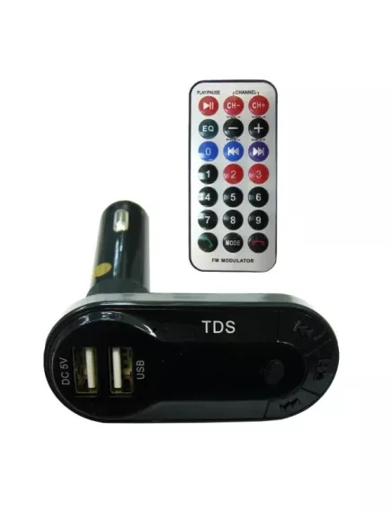 Автомобильный FM-Модулятор (трансмиттер) Орбита KСB-618 (Bluetooth 2.0/ MP3/ AUX) In:12V (авто прикур.); форм: MP3, WMA; слоты:2 x USB 5V 500mA/ microSD/3,5мм(аудио); функция Hands free; LCD-дисплей+пульт ДУ (21кн); кабель AUX в комплекте - Автомобильное оборудование, аксессуары - Радиомир Саратов