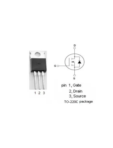 Транзистор полевой  17A SPP17N80C3 (марк. 17N80C3) TO220 - Транзисторы  имп. полевые N-FET - Радиомир Саратов