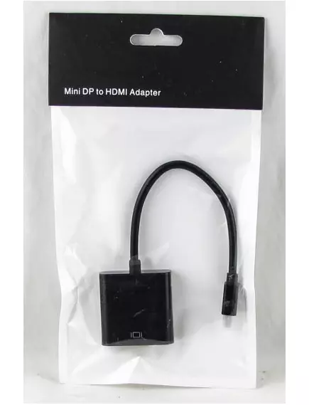 КОНВЕРТЕР Mini DisplayPort в HDMI (In: Mini DisplayPort (штек); Out: HDMI (гн) для подключения Full-HD-монитора к компьютеру с разъемом Mini DisplayPort, поддерживает стереозвук. (МиниДисплейПорт) - mini DisplayPort конверторы - Радиомир Саратов