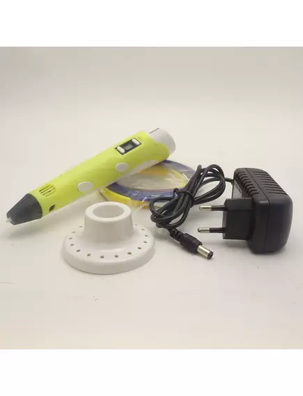 3D Ручка   Помощник PM-TYP01 (Желтая) ( диаметр сопла: 0.4 - 0.7 мм )  БП 12V / 2A;  диаметр нити: 1.75 мм; регулировка температуры - 3D принтеры - Радиомир Саратов