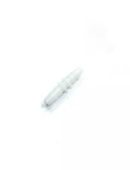 Коннектор - переходник миниатюрный пластиковый прямой на трубку с конусами 4/6мм на 4/6мм; длина = 31мм - Помпы воздушные, водяные, клапаны - Радиомир Саратов