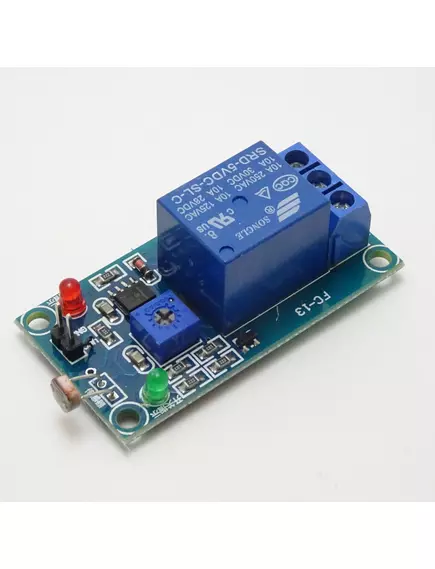 МОДУЛЬ Реле с фоторезистором для ARDUINO Позволяет включать или переключать нагрузку; Пит: 5V; (10A 250VAC; 10A 30VDC) в зависимости от уровня освещения фоторезистора. Чувствительность фоторезистора устанавливается вручную - Модули реле 1-8 канальные, Wi-Fi, Bluetooch - Радиомир Саратов