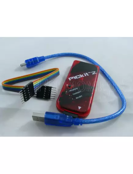 Программатор PICKIT-2 W Для PIC-контроллеров,микросхем памяти EEPROM (серии 11x, 24x, 25x, 93x) и ключей KeeLOQ (MCP250xx), Питание от USB - Программаторы для микросхем - Радиомир Саратов