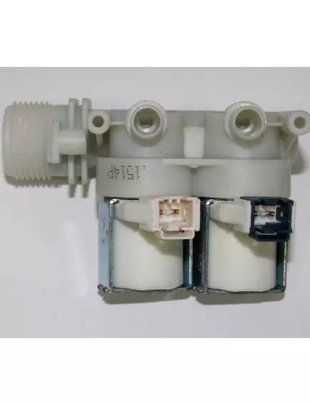 Клапан электромагнитный (электроклапан) для залива воды в стиральную машину двойной угловой 2W x 90° "INDESIT" Липецк C00110333, C00066518 - Клапан электромагнитный - Радиомир Саратов