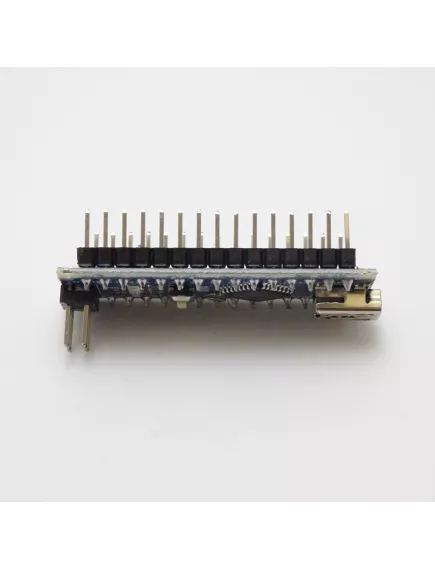 ARDUINO Nano v3.0 (FT232) на микроконтр. ATmega328, (разъем MiniUSB), разъем MiniUSB напряж. пит.- 5V, 14 цифровых портов ввода / вывода (6 поддерживают ШИМ)/ 8 аналоговых входных порта; 32Кб флеш, SRAM: 2 Кб,EEPROM: 1 Кб, 16 мГц, размеры - 18х42mm; - 1. Контроллеры ARDUINO - Радиомир Саратов
