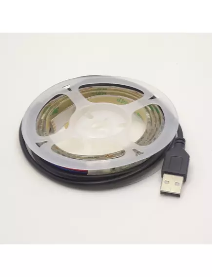 Лента св/д. IP33 5V RGB 1м, с USB-разъемом + контроллером. Фоновая подсветка телевизора, светильник. Комплект для подсветки ТВ. -  5V светодиодные ленты - Радиомир Саратов