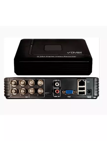 Видеорегистратор 5.0Mpix  Lite DVR-8512P LV "Divisat" (8кан.видео) +Аудио вход 1RCA -  8 Канальные - Радиомир Саратов