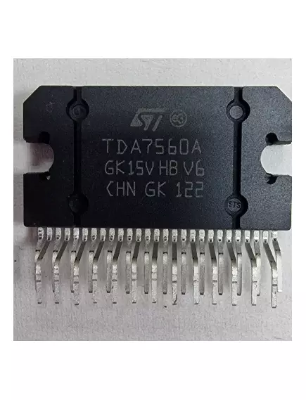 Микросхема TDA7560A вертик. исп. (TDA7850A) (KKZ12/PAL012A/PAL014A)  HZIP27/FLEXIWATT27 - Микросхемы Усилители Мощности (УНЧ) - Радиомир Саратов
