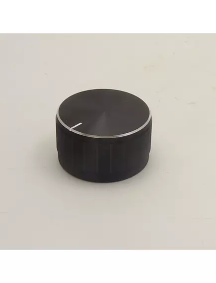 РУЧКА для переменного резистора D30ММ  высота 17мм 6мм полукруг пластик Цвет черный. (A30F-30х17) S1890 - Ручки для переменных резисторов, кнопки для коммутации - Радиомир Саратов