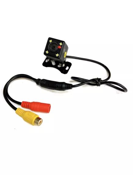 Видеокамера автомобильная ET-6168 NTSC/PAL с парковочной разметкой/Заднего вида (зеркальная)/ Матрица CCD; d объектива=10мм; Угол обзора 110° / Подсветка (4 LED)/ DC=12V; Минимальная чувствительность, lux: 0,1; прямоуг.на Кронштейне/ Провода для подключен - Автомобильные Парковочные-Заднего вида-Универсальные - Радиомир Саратов