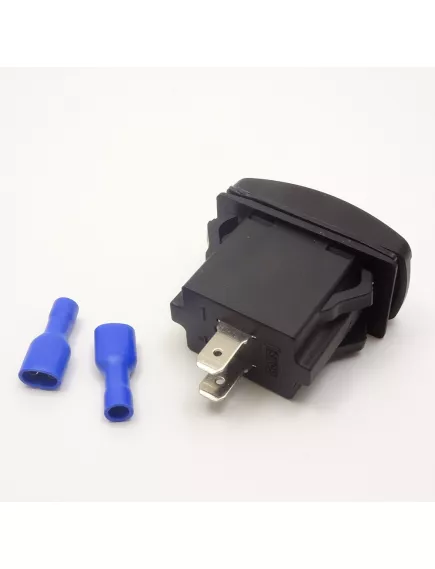 АДАПТЕР USB х 2 (2A max) для зарядки в Авто; монтаж в панель, прямоугольный, врезной, ВШГ- 35х 20 х30 мм, с защёлками, подсветка красная Uпит:12-24v DC; вых: 5V 3.1A; 2pin (2 клеммы: 6,3мм) для подключ; +защитная заглушка - Зарядные устройства в АВТО (прямоугольные  врезные) - Радиомир Саратов