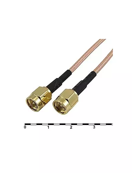 Антенный кабель-переходник SMA-P/SMA-J3-RG316-30 (кабель 30см) вч разъем - SMA - Радиомир Саратов