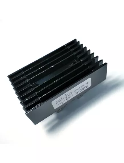 MOST 100A, 1000V (100х60) QL100A на радиаторе под клеммы - 100A  Диодный Мост - Радиомир Саратов