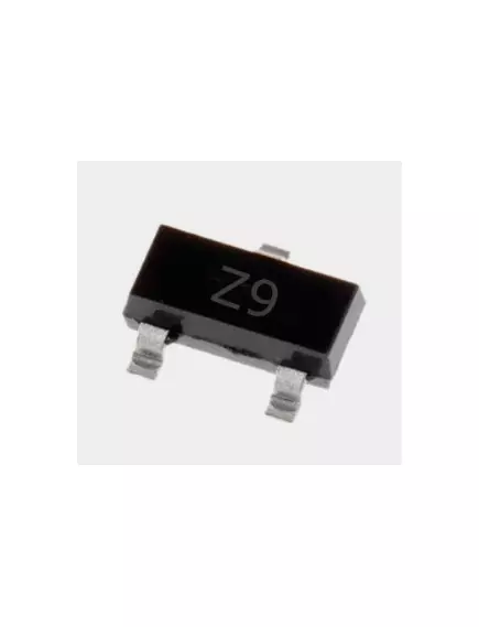 Стабилитрон ZENER  3.3V (Код F8/KZE/W4/W6/Z14) 0.35W (5 mA) 5% BZX84C3V3 SOT23 - Стабилитроны SMD SOT23 - Радиомир Саратов