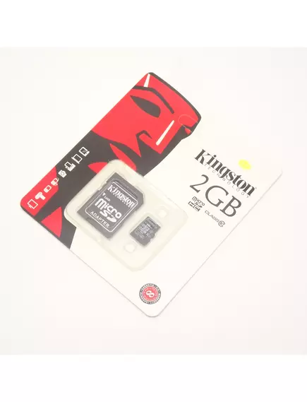 Flash card micro SDHC 2GB (class10) (KINGSTON) - Карты памяти SD, microSD, USB флешки - Радиомир Саратов