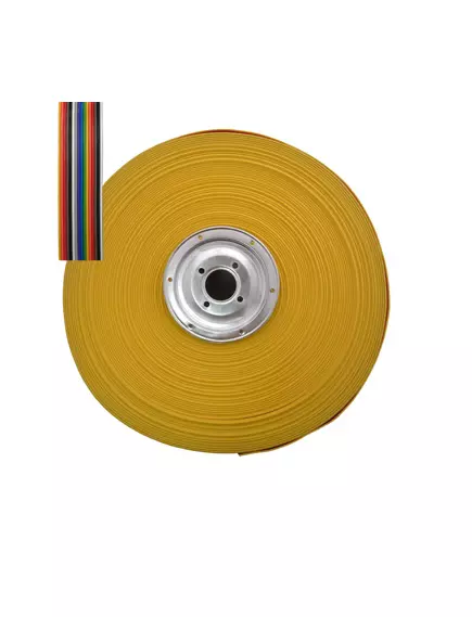 Шлейф RCA-16 цветной шаг 1,25 мм (16 жил ) (бухта-30,5м=100 футов) ЦЕНА за 0,5м (кабель ленточный) (127PW16D) - Цветные шлейфы RCA/RC 10pin - 40pin - Радиомир Саратов