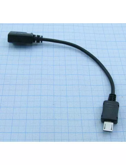 ПЕРЕХОДНИК microUSB (M) на miniUSB (F) 0.1m (переходник DX2 ) (MiniUSB-F to micro USB-M 0.1m) - USB переходники - Радиомир Саратов